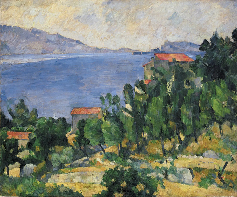 La Bahía de l'Estaque vista desde el este - Paul Cézanne