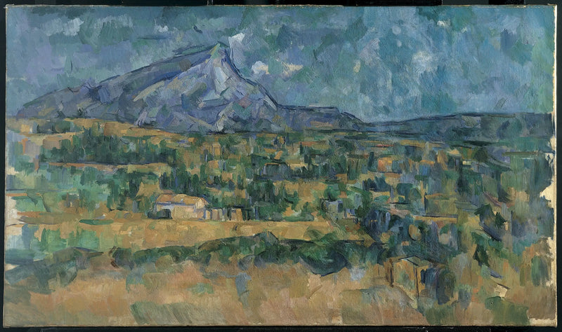 La Montaña Sainte-Victoire vista desde Les Lauves - Paul Cézanne