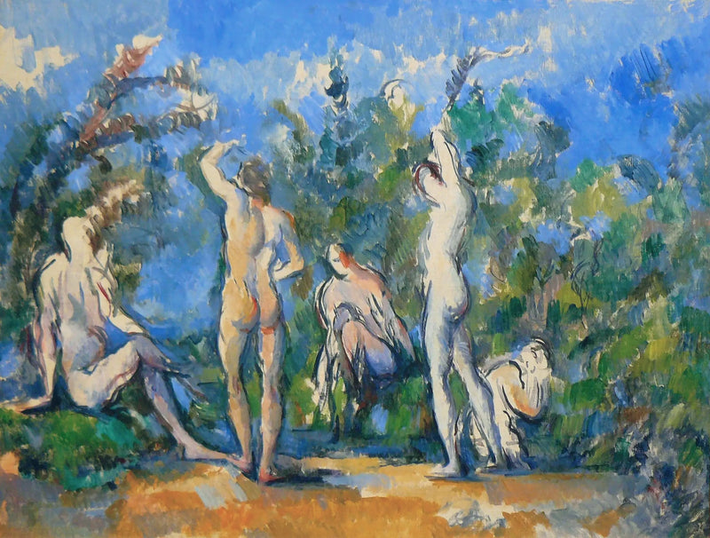 Bañistas - Paul Cézanne