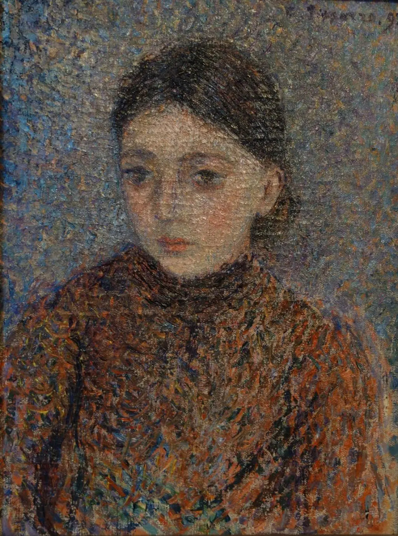 Jeanne Pissarro, llamada Cocotte, en busto - Camille Pissarro