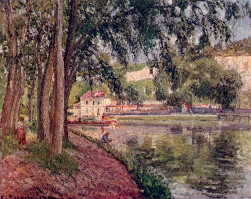 Moret, el canal del Loing - Camille Pissarro
