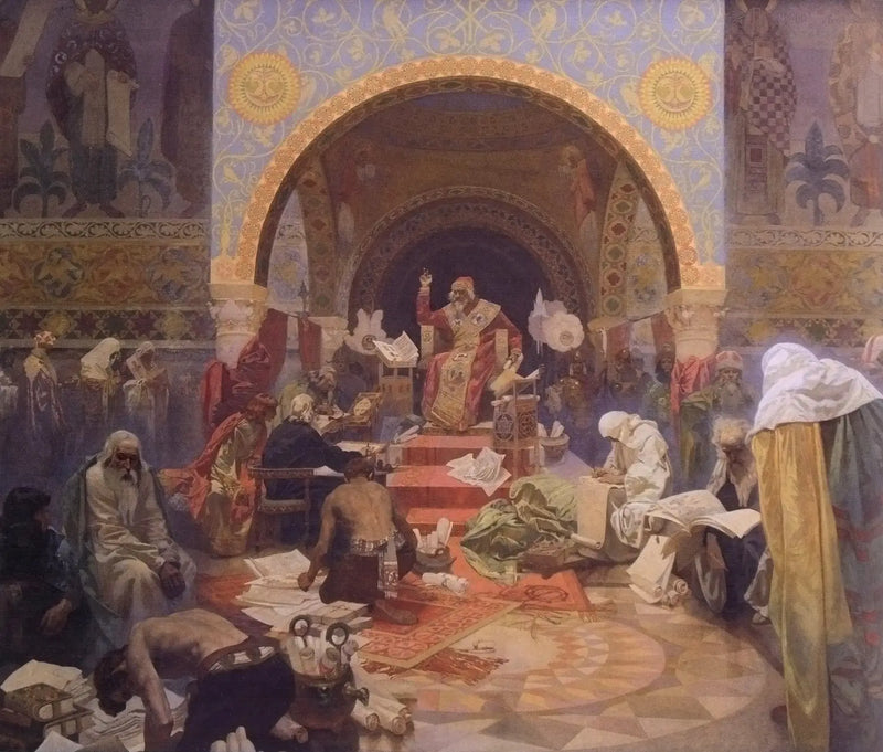 Siméon, zar de los búlgaros - Alphonse Mucha
