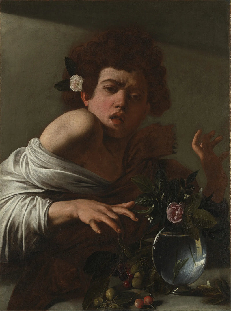 Niño mordido por un lagarto - Caravaggio