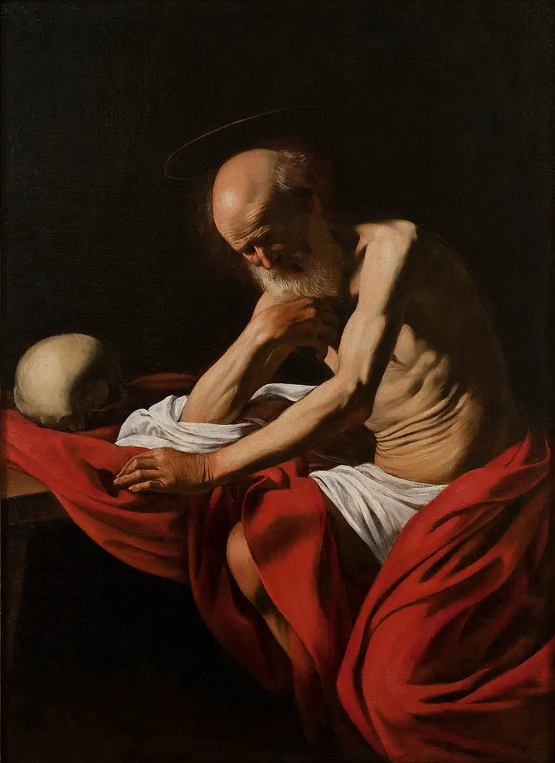 San Jerónimo en meditación - Caravaggio