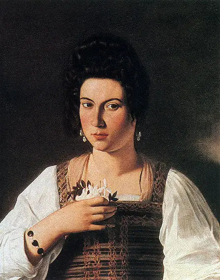 Retrato de una cortesana - Caravaggio