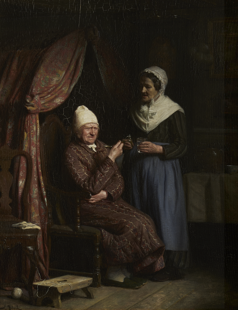 Un paciente. - Carl Heinrich Bloch