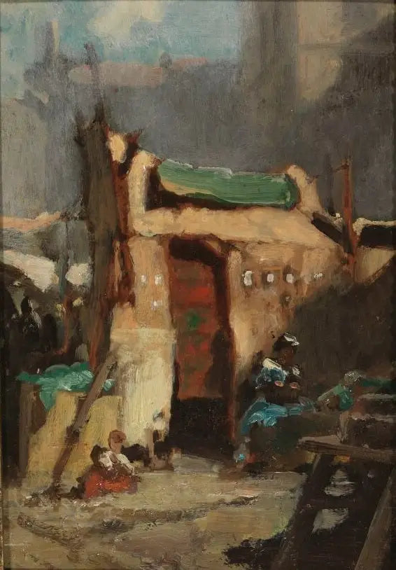 Mercado de pulgas de Múnich - Carl Spitzweg