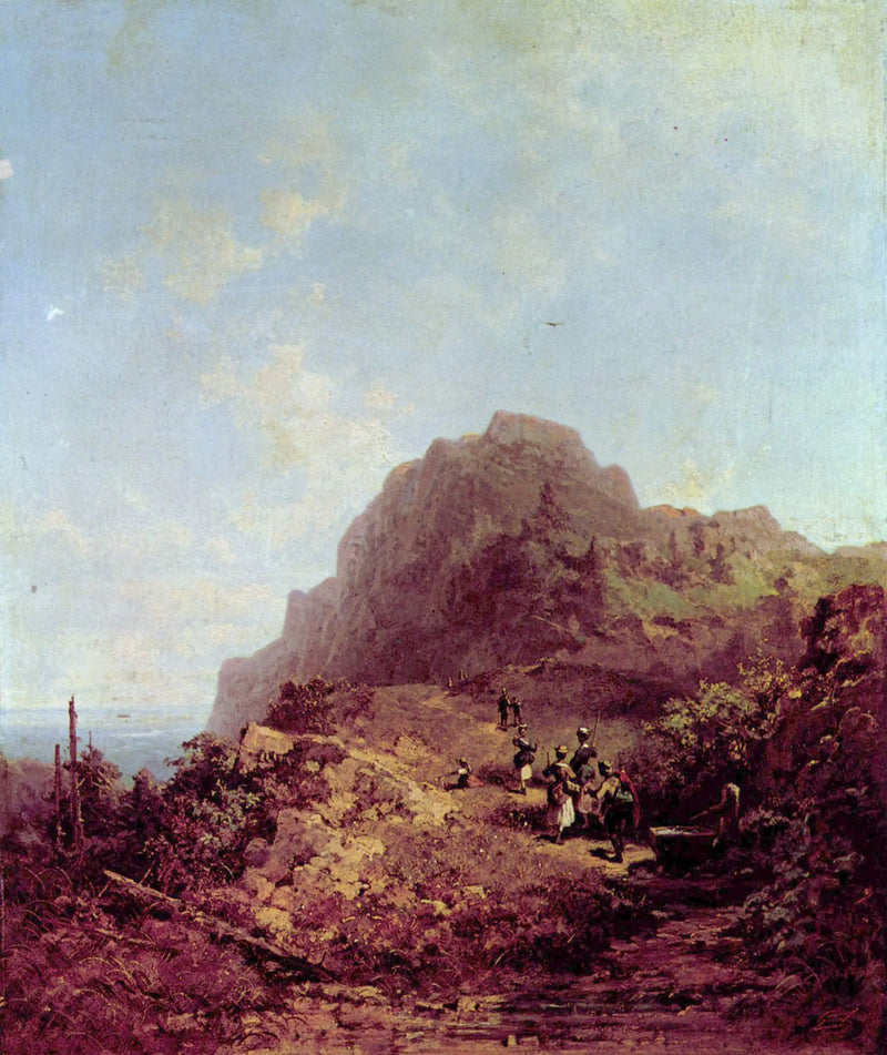 Excursión en la montaña - Carl Spitzweg