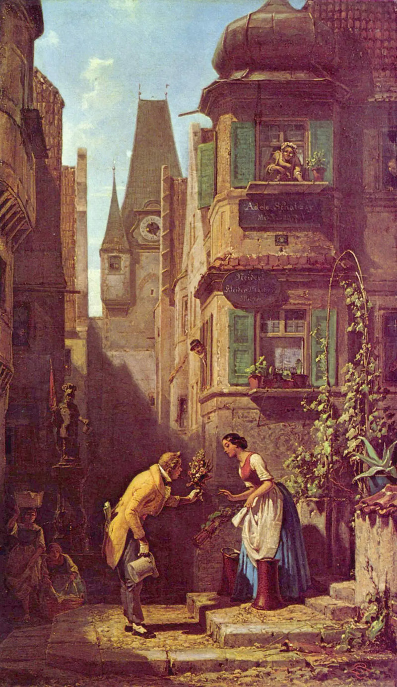 El Esposo eterno - Carl Spitzweg