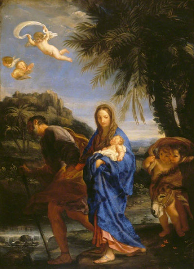 La fuite en Égypte - Carlo Maratta