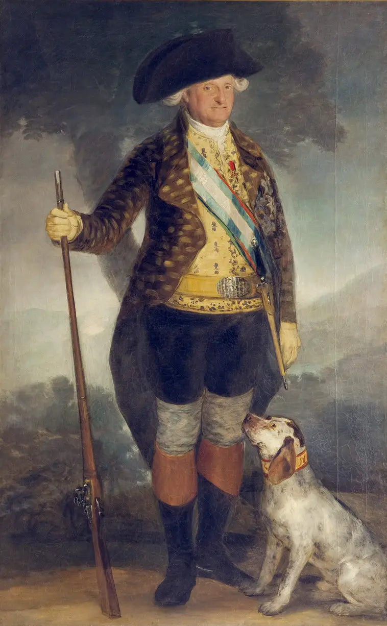 Carlos IV en traje de caza - Francisco de Goya