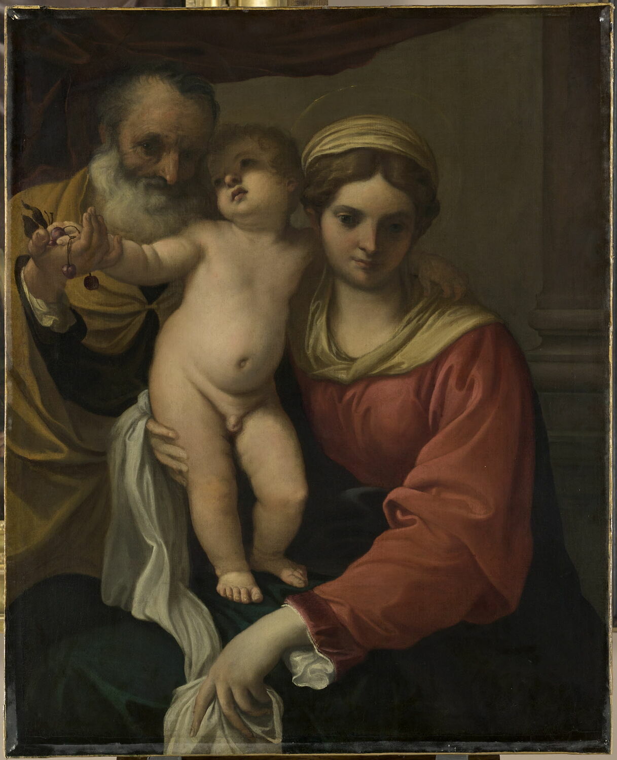 La Vierge aux cerises - Annibale Carracci - Alpha Reproduction