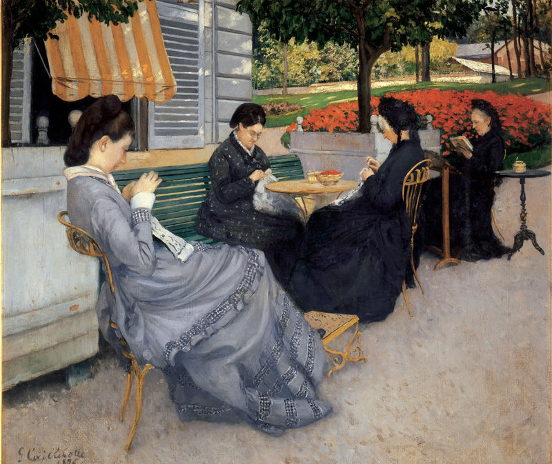 Retratos en el campo - Gustave Caillebotte