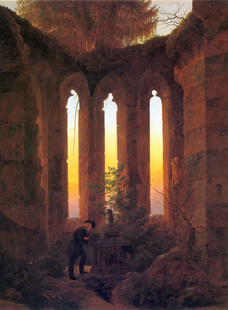 tumba de Hutten - Caspar David Friedrich