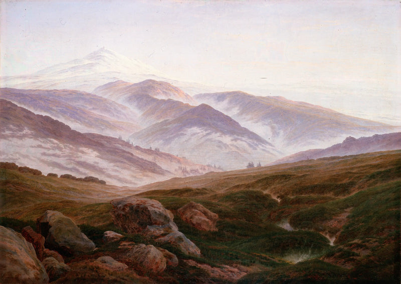 Recuerdos en la cordillera de los Gigantes - Caspar David Friedrich