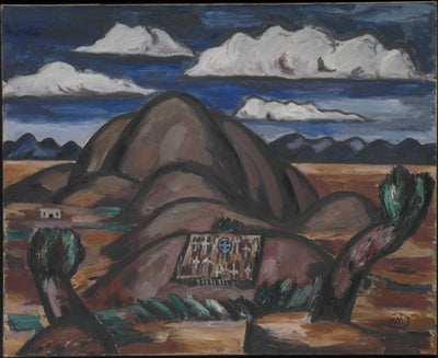 Cimetière, Nouveau-Mexique - Marsden Hartley