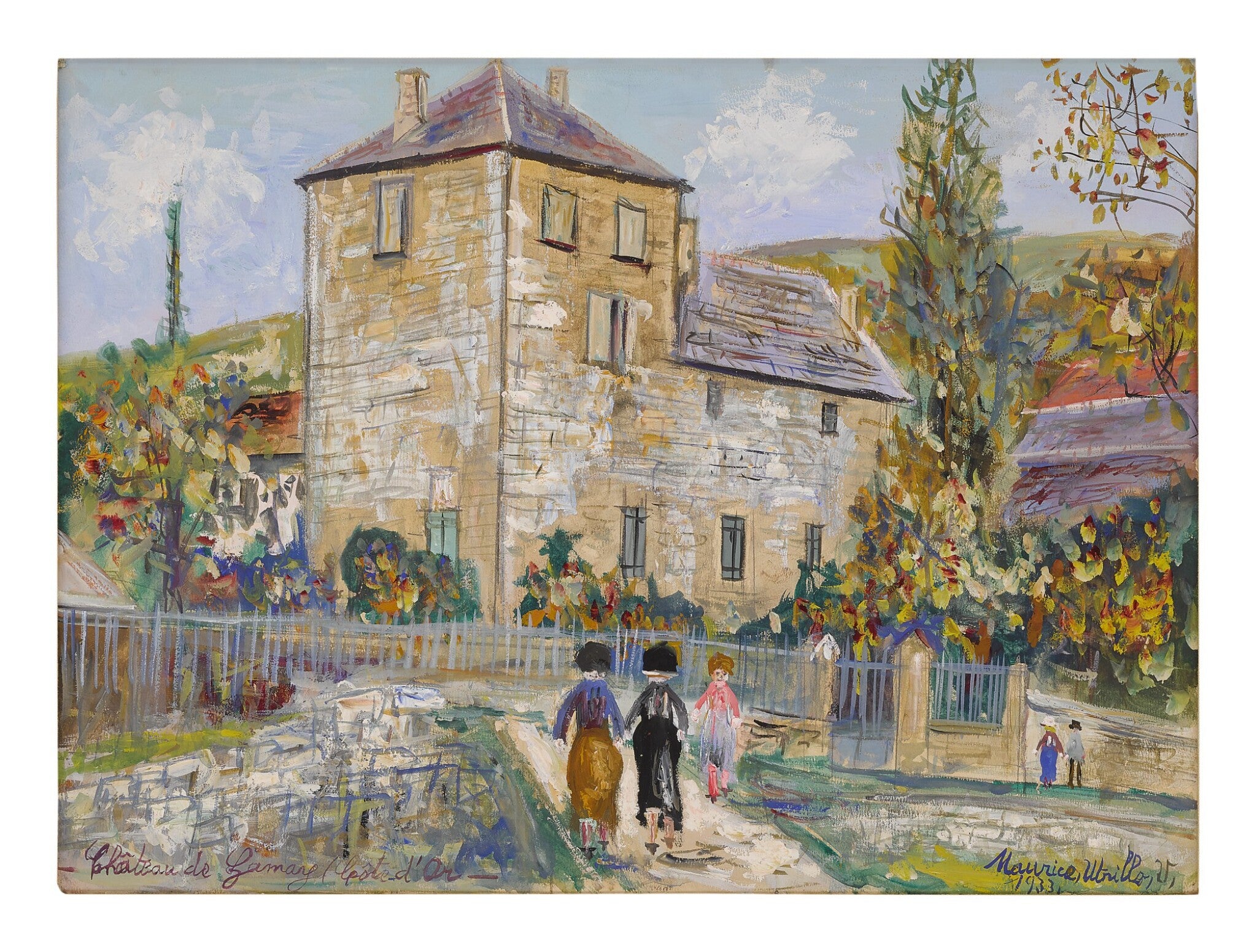 Château de Gamay (Côte-d'Or) - Maurice Utrillo