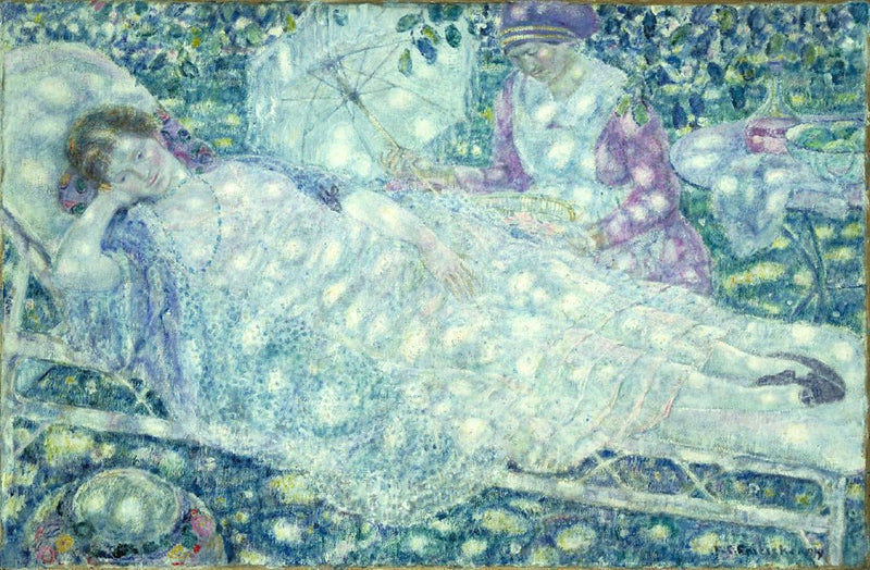 La silla larga - Frederick Carl Frieseke