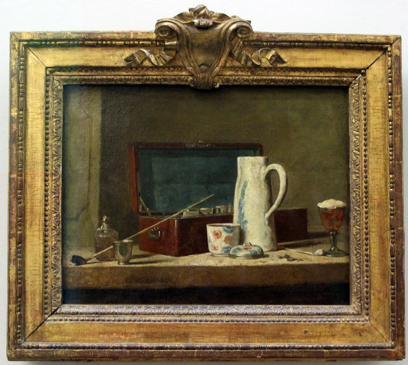 Tubos y vaso para beber - Jean Simeón Chardin