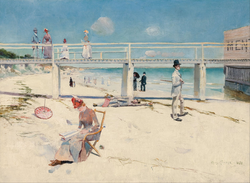 Unas vacaciones en Menton - Charles Conder