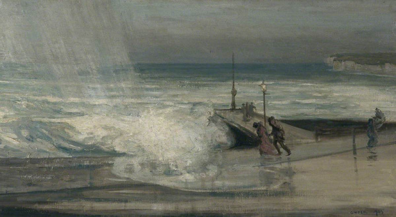 Día tormentoso en Brighton, en Sussex Oriental - Charles Conder