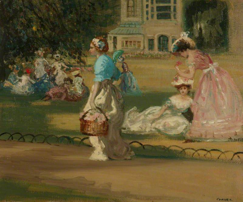 La hija del jardinero - Charles Conder