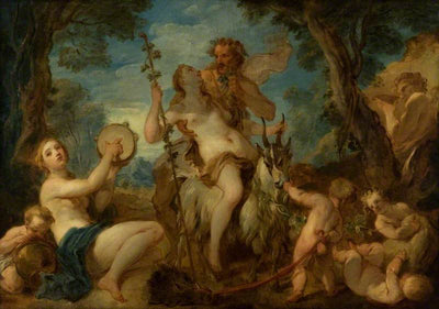Bacchantes et Satyres - Charles-Joseph Natoire