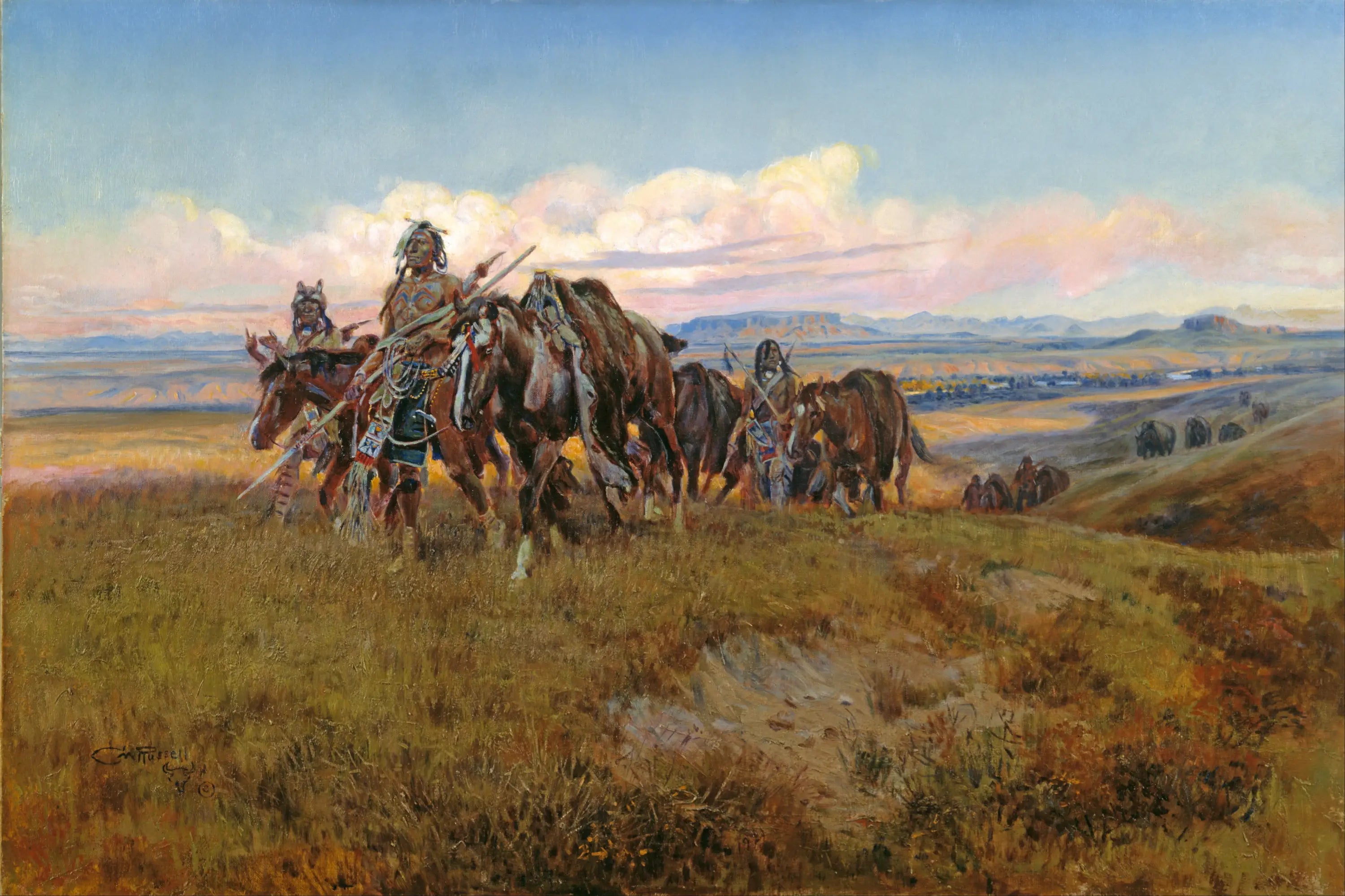 Au pays de l’ennemi - Charles Marion Russell - Alpha Reproduction