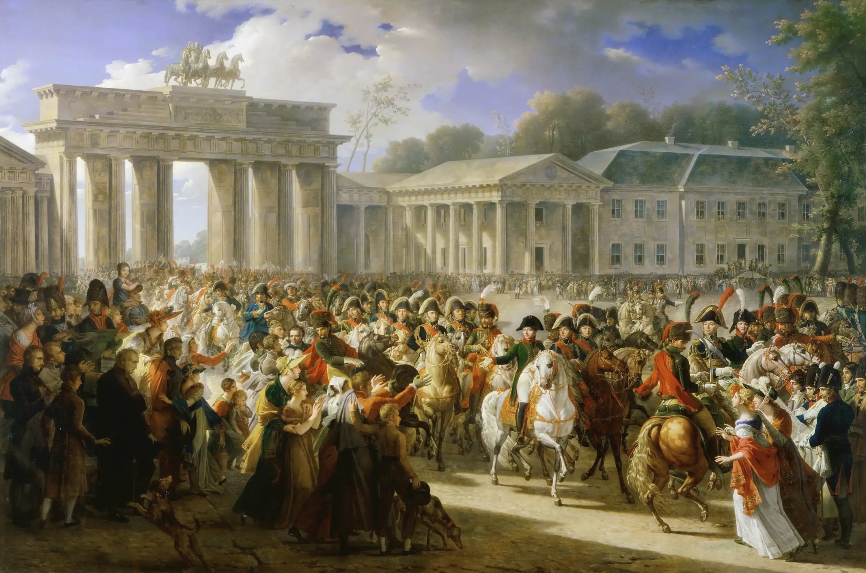 Entrée de Napoléon Ier à Berlin 27 octobre 1806 - Charles Meynier - Alpha Reproduction