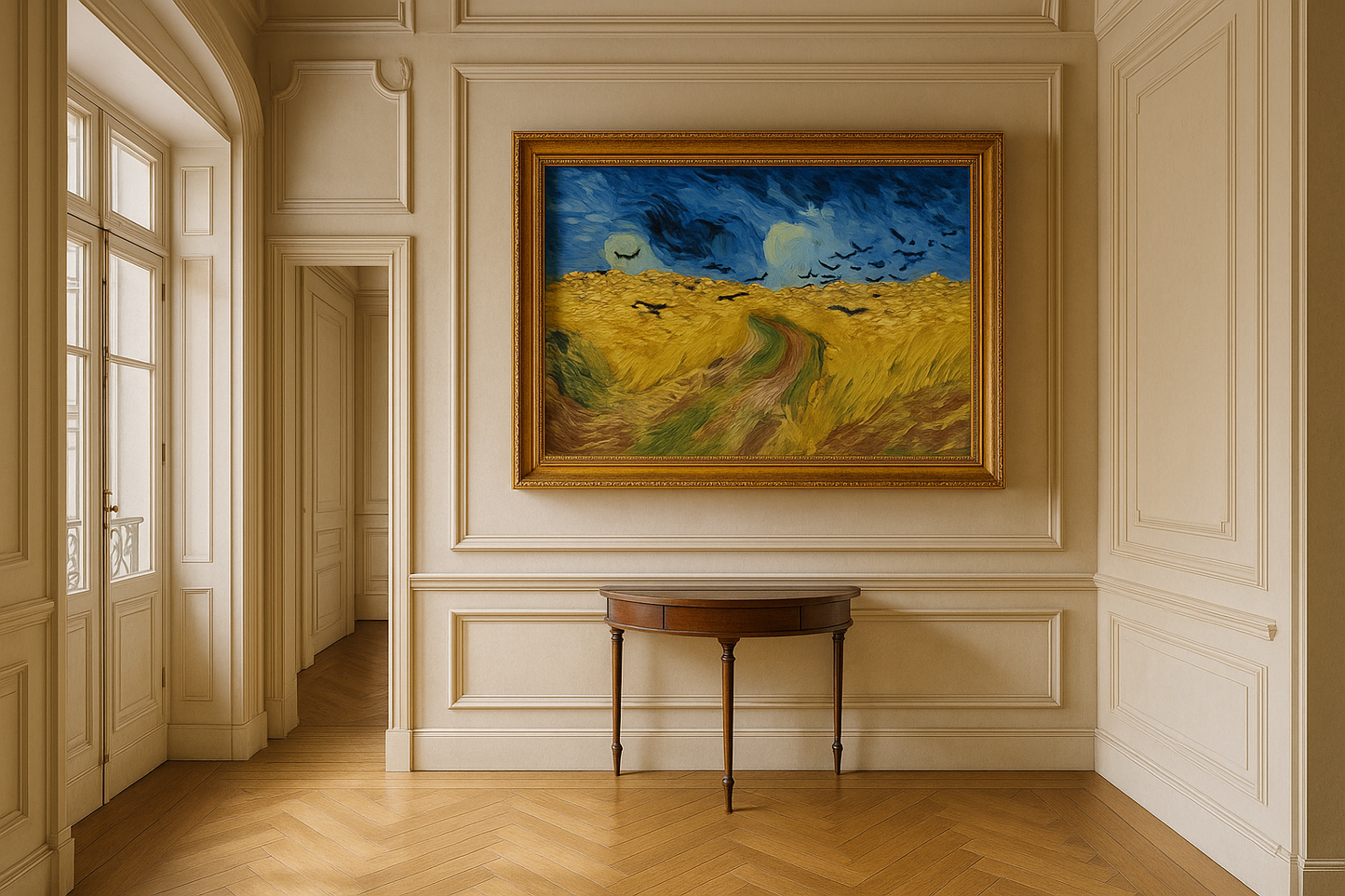 🖼️ El campo de trigo con cuervos – Vincent van Gogh (1890)