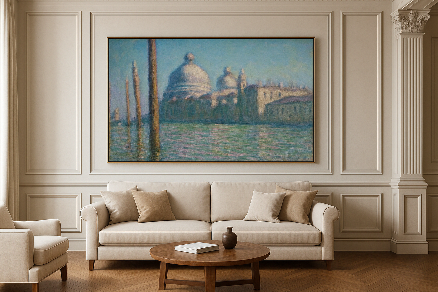 🎨 El Gran Canal – Claude Monet, 1908 (Versión Colección Nahmad)