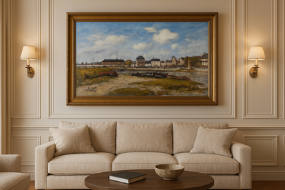 El puerto de Trouville, en marea baja - Eugène Boudin