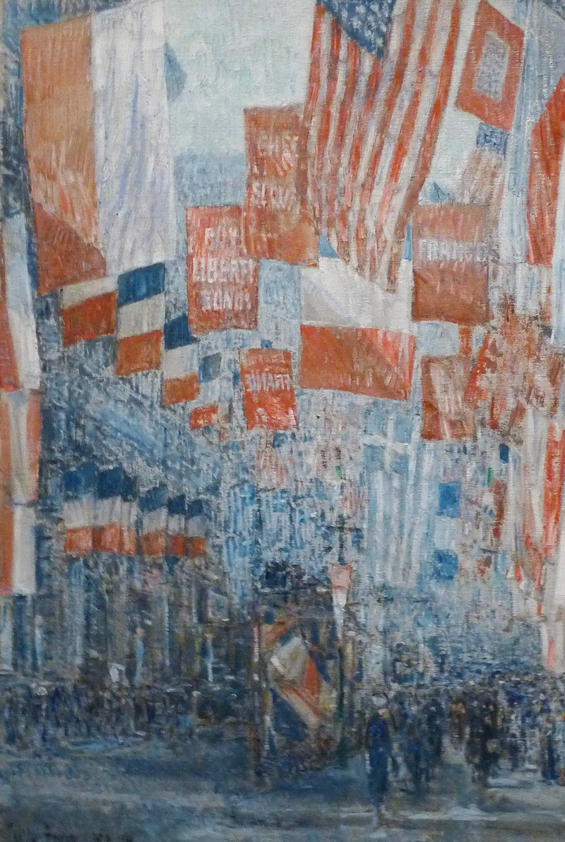 La Avenida de los Aliados, 5ª avenida, Nueva York - Childe Hassam