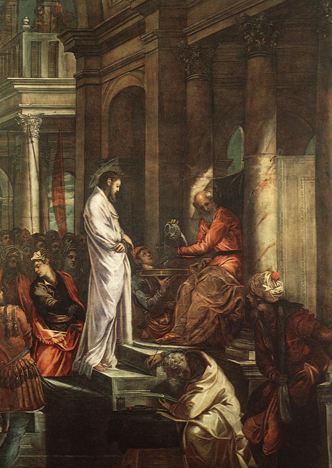 El Cristo ante Pilato - Jacopo Tintoretto