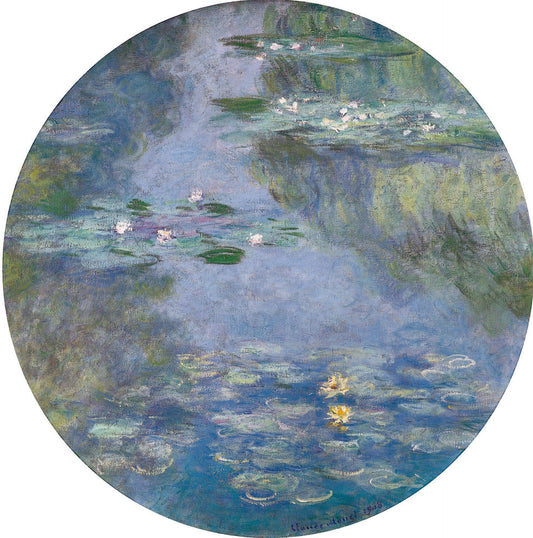 🎨 Los Nenúfares (formato redondo) – Claude Monet, 1908