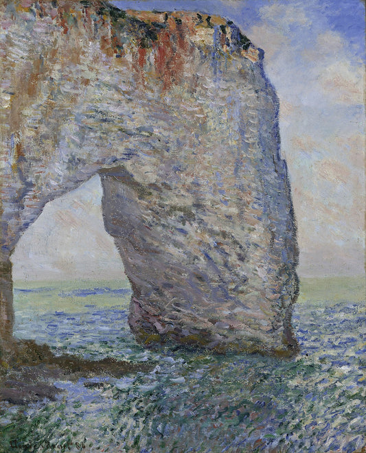 🌊 La Manneporte cerca de Étretat – Claude Monet (hacia 1883–1886