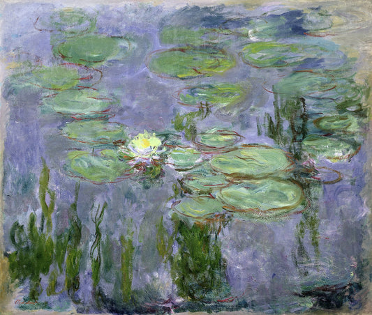 🌼 Nenúfares con la flor resplandeciente – Claude Monet