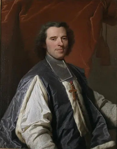 Retrato de Claude de Rouvroy de Saint-Simon, obispo de Metz - Hyacinthe Rigaud