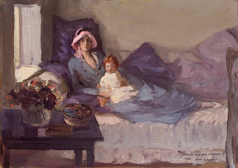 Clémentine Ogilvy Spencer-Churchill (de soltera Hozier), baronesa Spencer-Churchill; Sarah Churchill - John Lavery