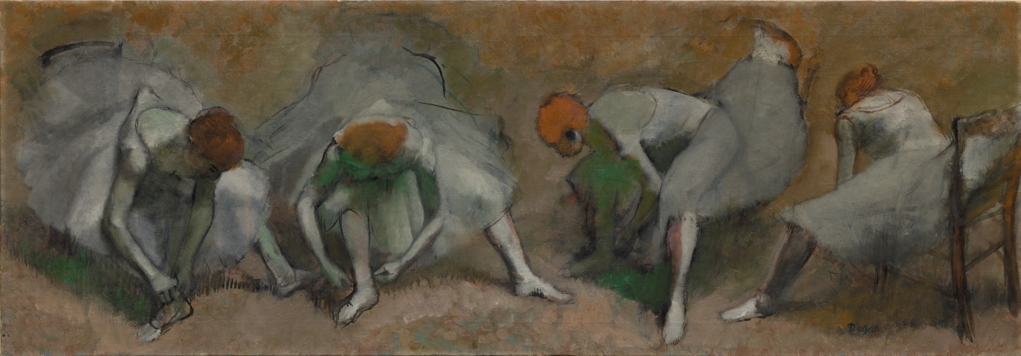 Reproduction du tableau « Frise des Danseurs - Edgar Degas » par Alpha Reproduction en peinture à l’huile