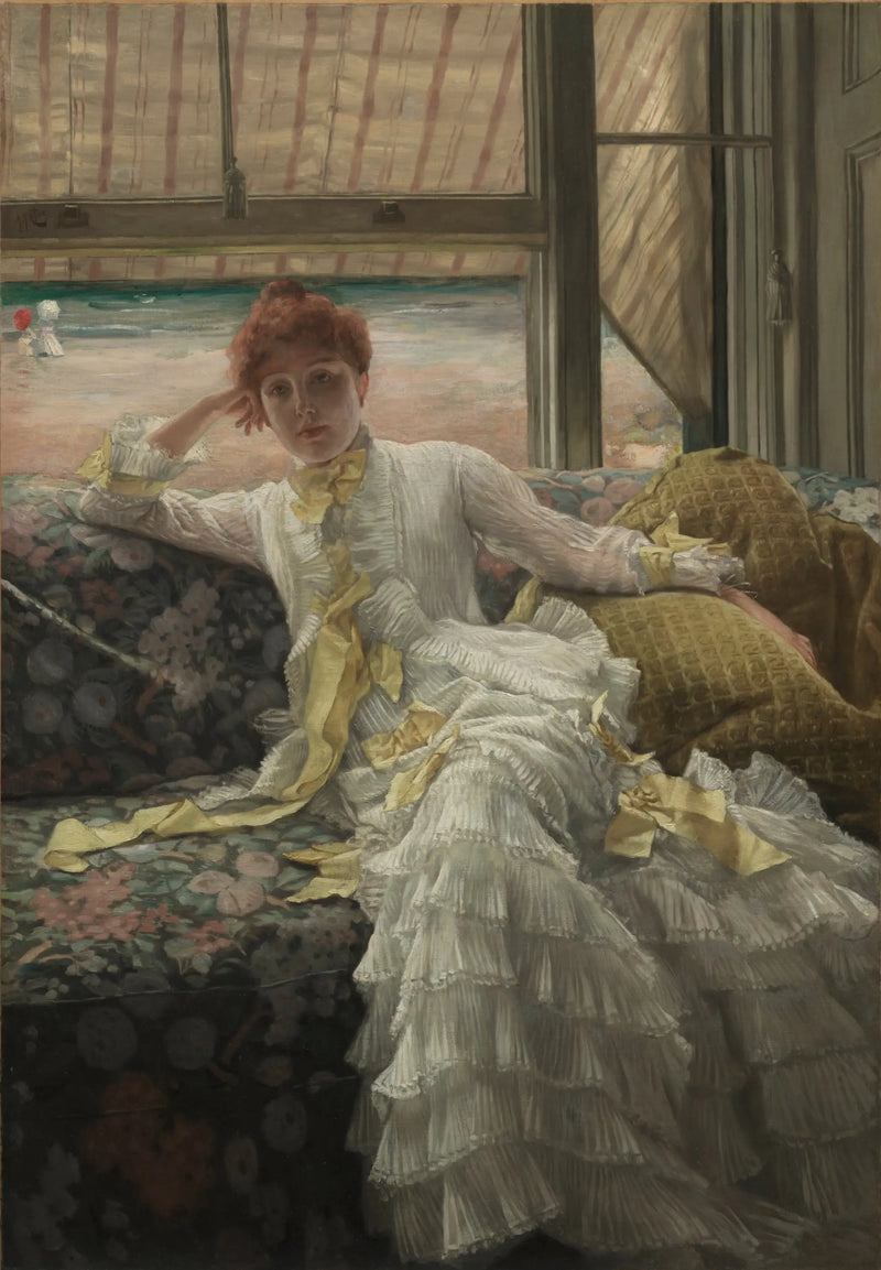 Borde del mar (julio: muestra de un retrato) - James Tissot