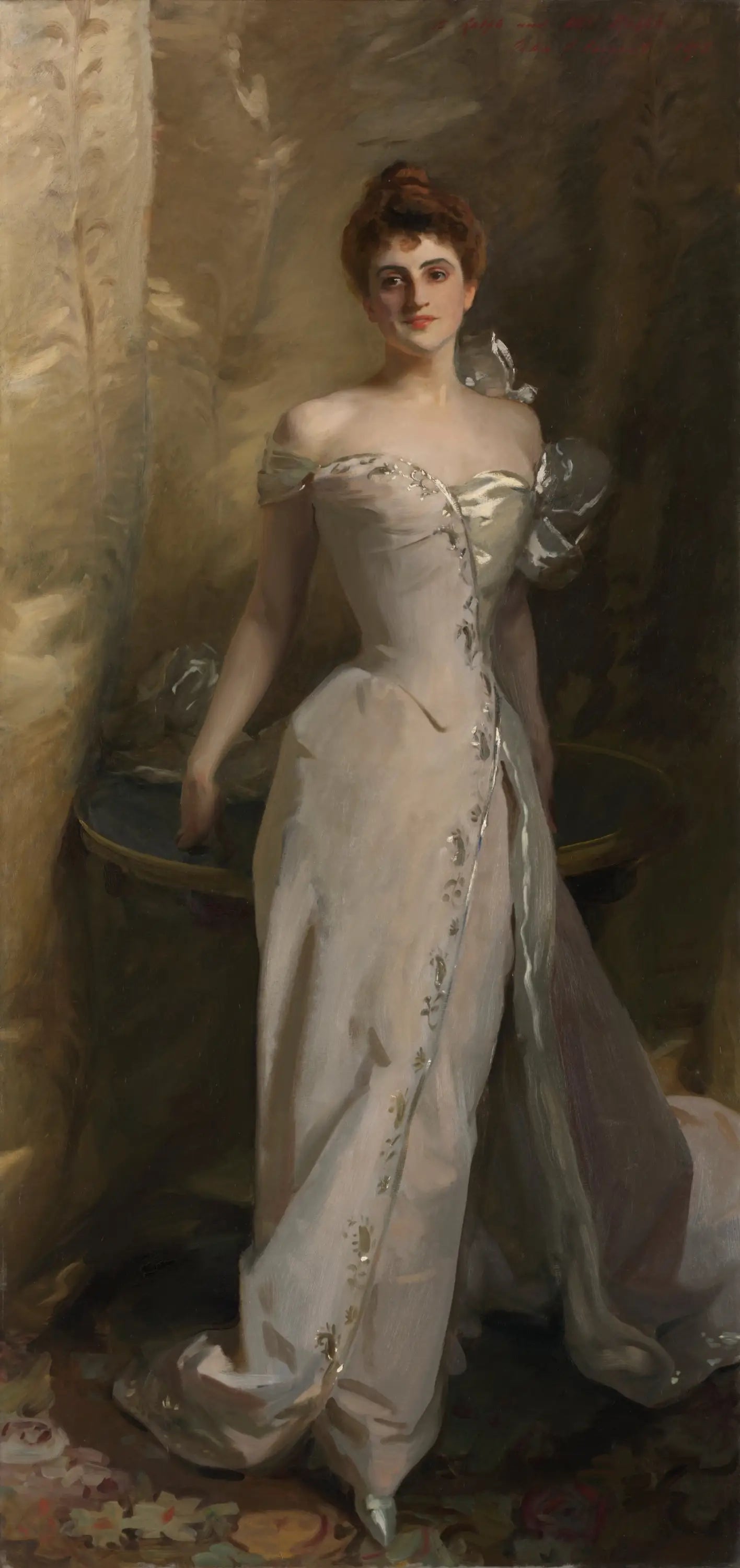 Reproduction du tableau « Portrait de Lisa Colt Curtis - John Singer Sargent » par Alpha Reproduction en peinture à l’huile