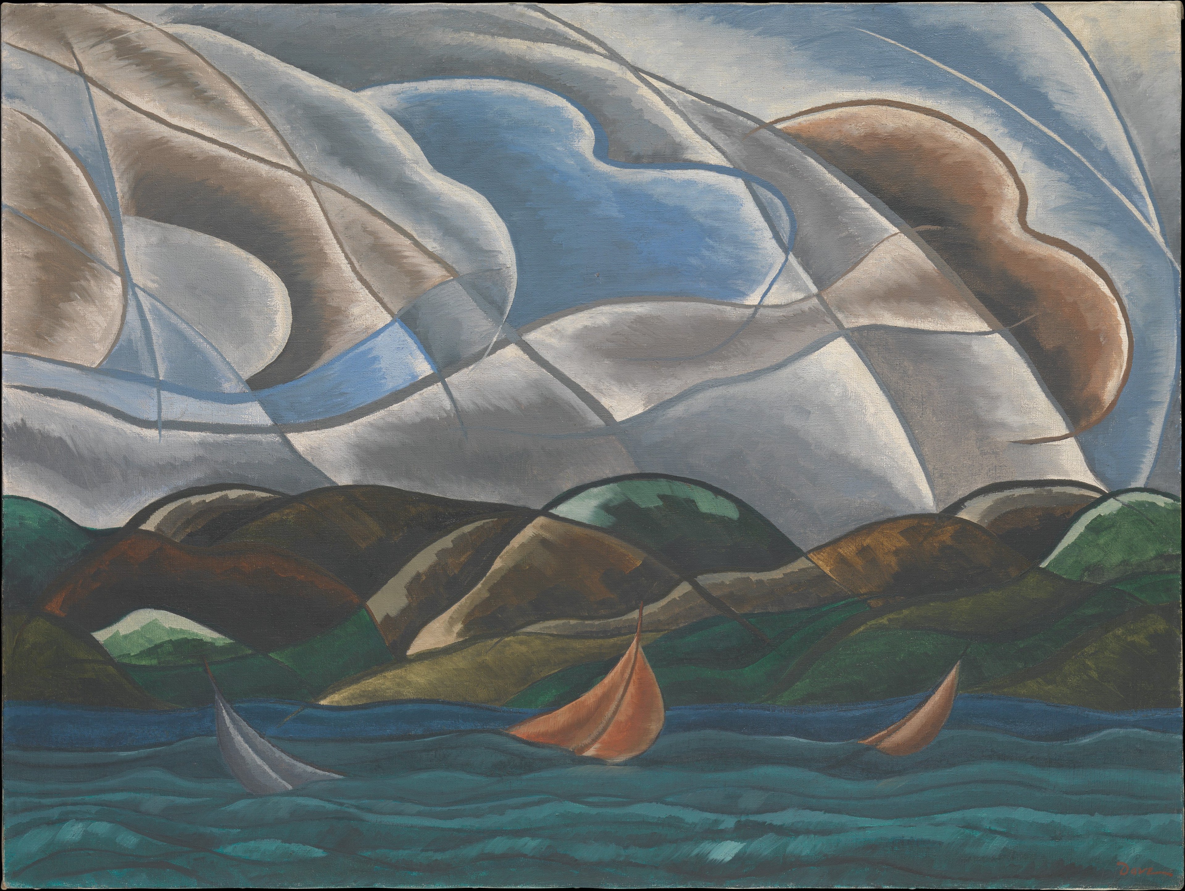 Nuages et eau - Arthur Dove