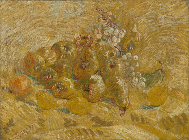 Membrillos, limones, peras y uvas - Vincent van Gogh