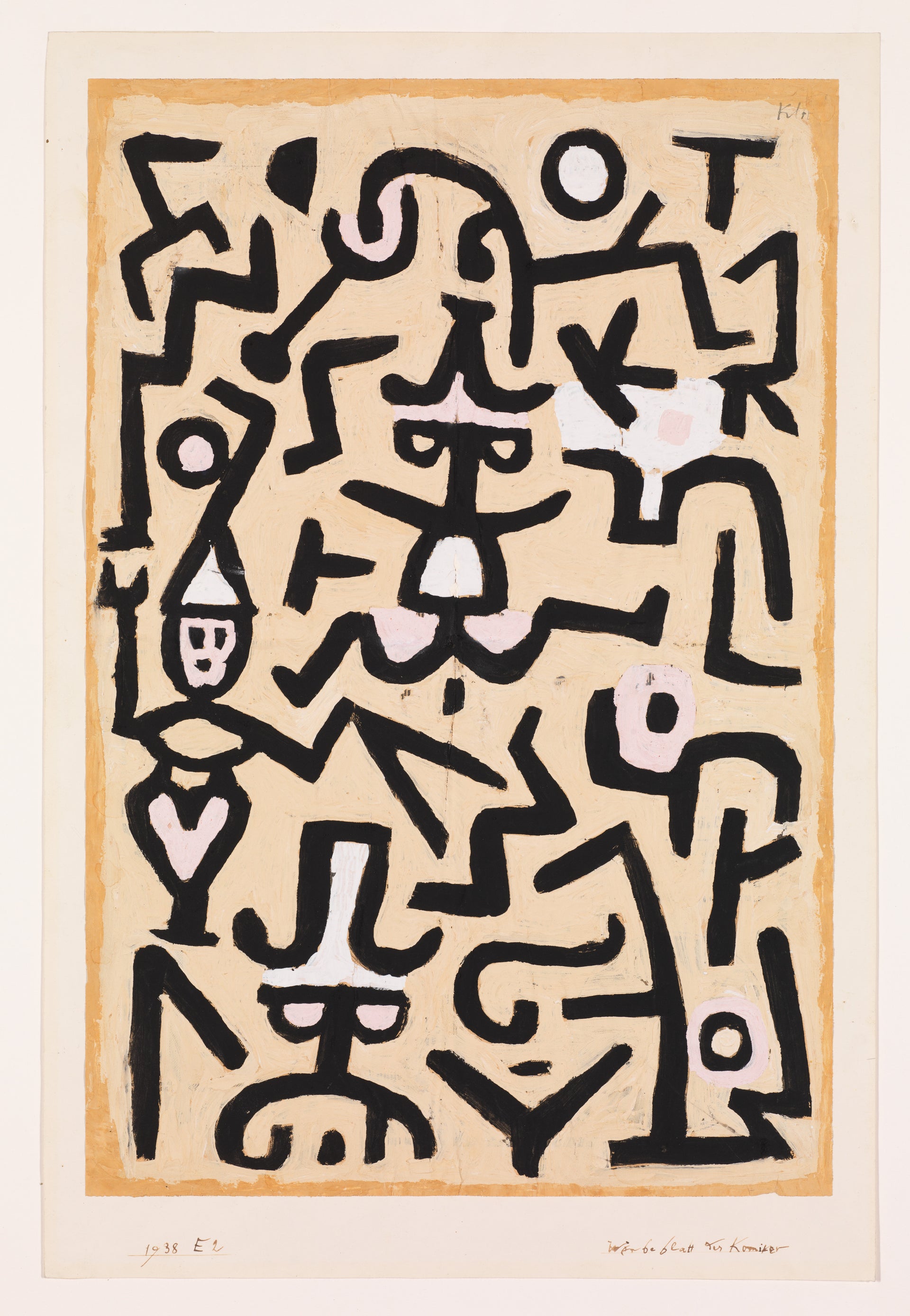 Comedians' Handbill — Paul Klee