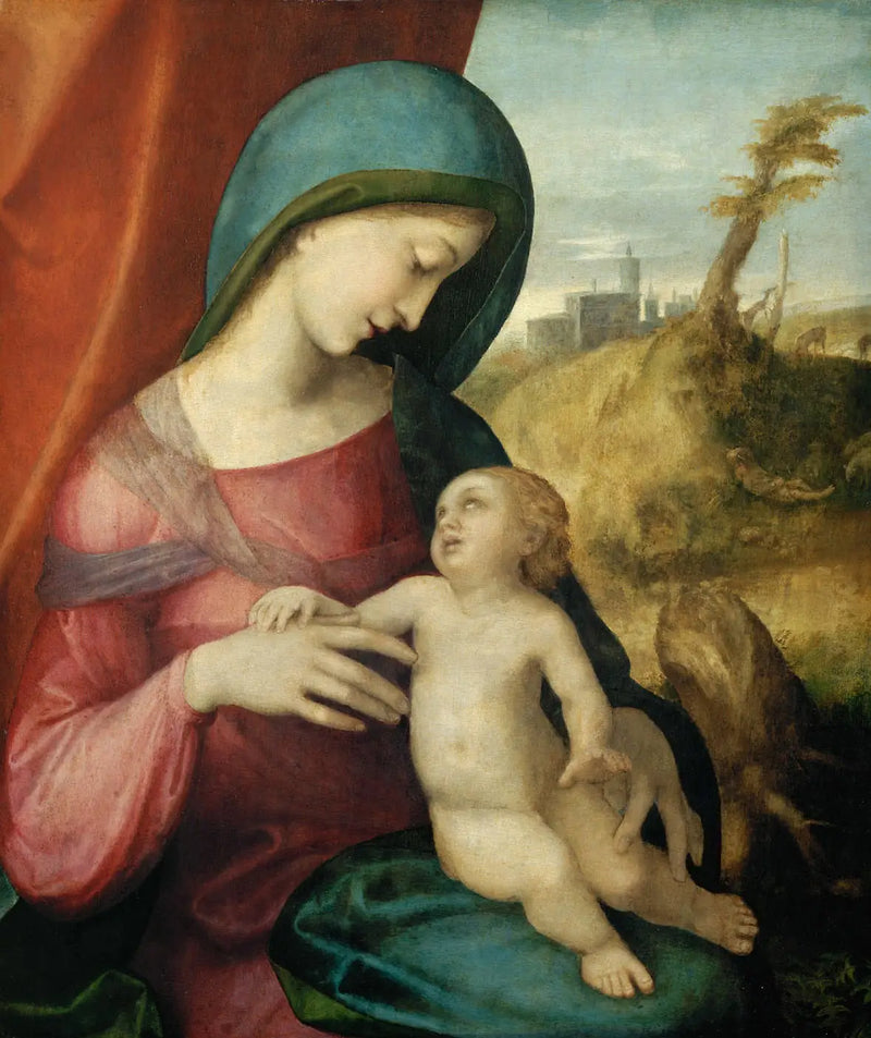 Virgen con el Niño - Antonio da Correggio