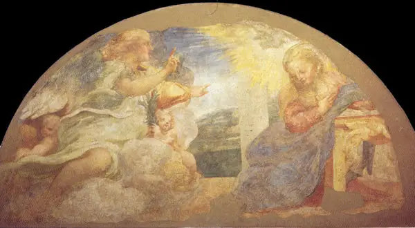 La Anunciación - Antonio da Correggio