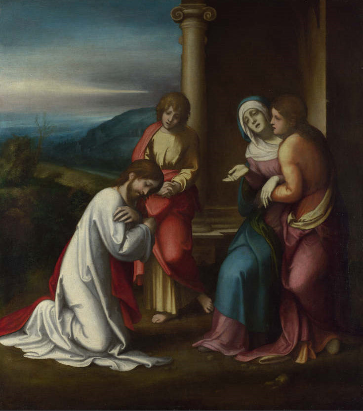 Le Christ prenant congé de sa mère