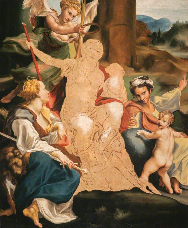 Une allégorie de la vertu (inachevée) - Antonio da Correggio - Alpha Reproduction