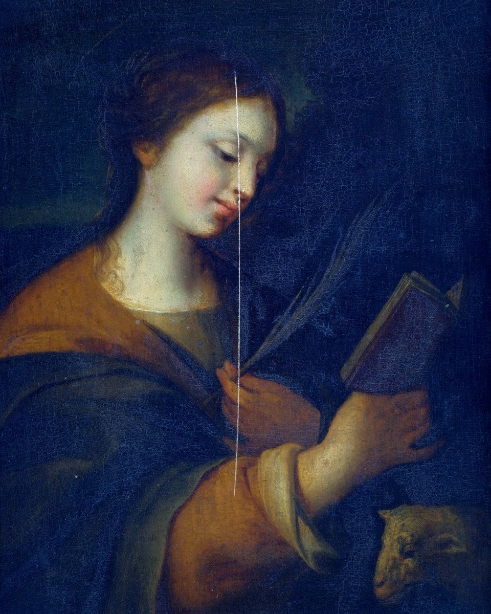 Sainte Agnès - Antonio da Correggio - Alpha Reproduction